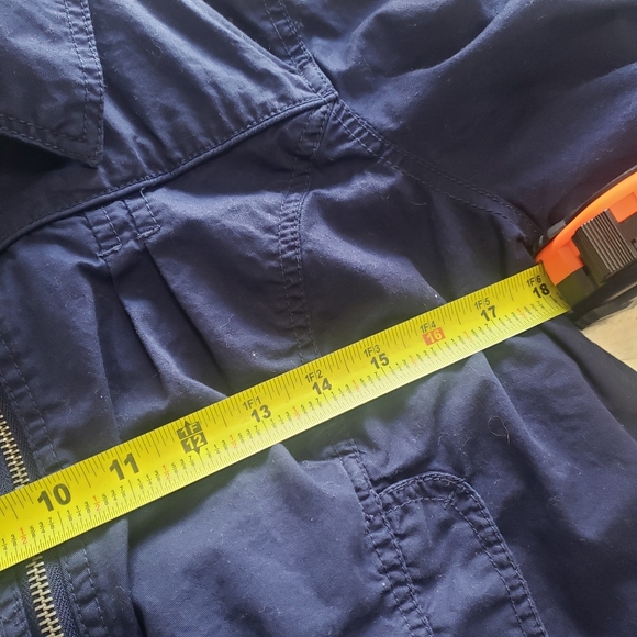 Fire Foxi Blue Short Sleeve Jacket. Size Large. Junior Large. Zipper. - Picture 7 of 9